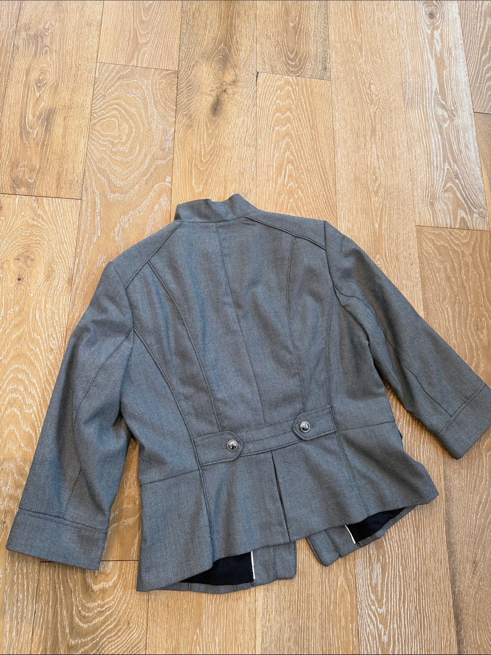 White House Black Market Peplum Blazer Size 12 - Picture 6 of 7